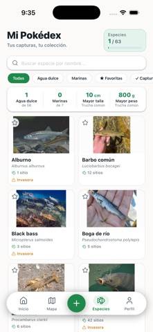 Sedal Captura de pantalla de la aplicación