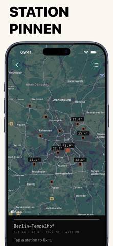 Draußen – Thermometer App-Screenshot