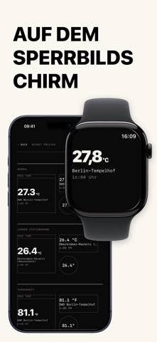 Draußen – Thermometer App-Screenshot