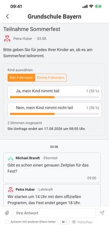 Eltern edoop.de App-Screenshot
