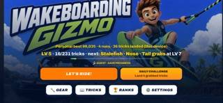 Wakeboarding Gizmo game screenshot