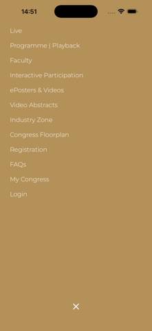 Euretina2026 Schermata dell'app