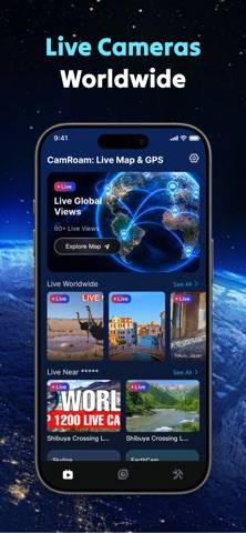 CamRoam: Live Map & GPS immagine dello schermo