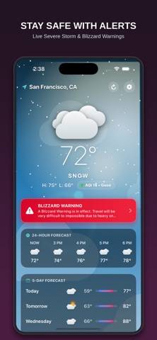 Halcyon Forecast App screenshot