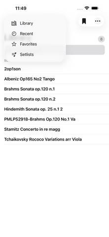 Scorewise App skärmdump