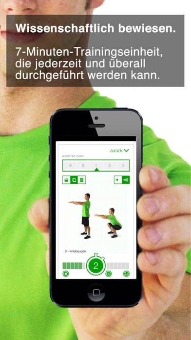 7 Minute Workout Challenge Schermata dell'app #1