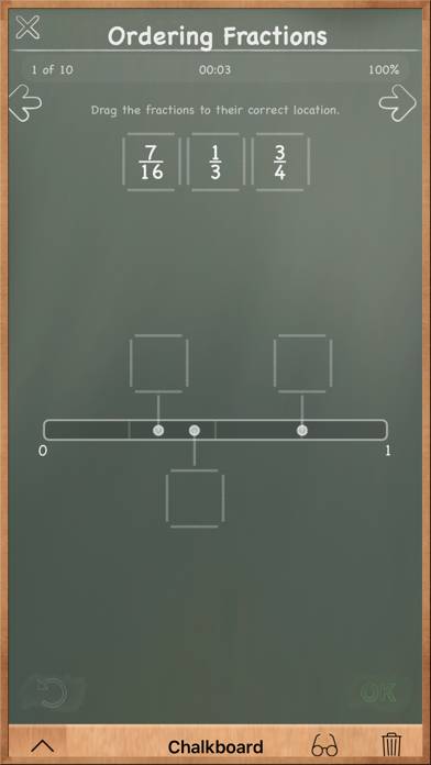 MathBoard Fractions Schermata dell'app #3