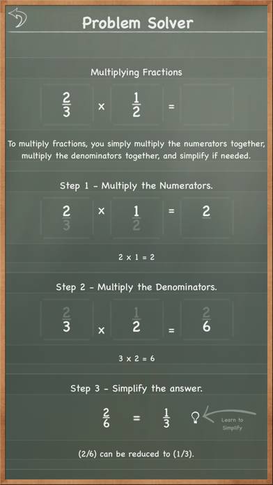 MathBoard Fractions Schermata dell'app #5