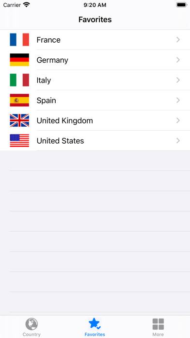 Dialing Code App-Screenshot #4