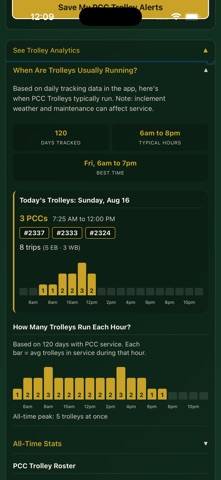 Philly Trolleys App screenshot