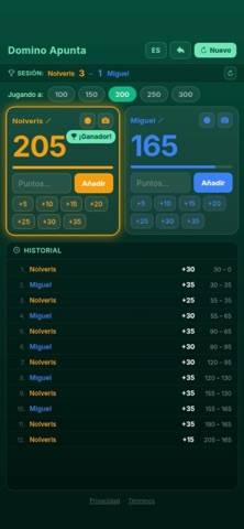 Domino Apunta game screenshot