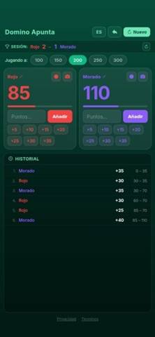 Domino Apunta game screenshot