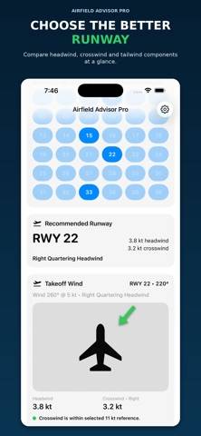 Airfield Advisor Pro App screenshot