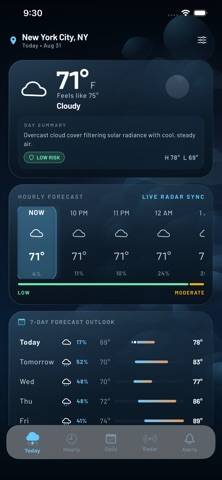 WeatherOS by OTP App screenshot