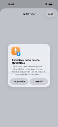 ChordSaver captura de pantalla