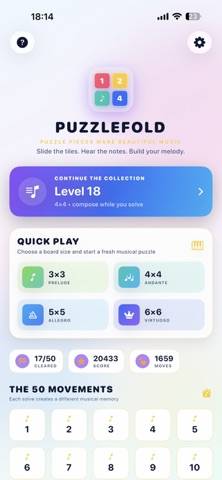 PuzzleFold game screenshot