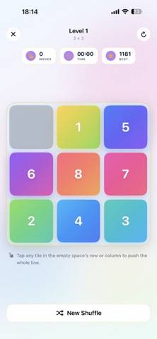 PuzzleFold game screenshot