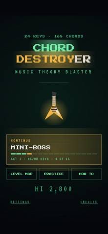 Chord Destroyer game screenshot