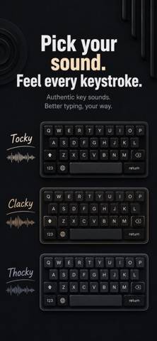 Keyboard Sounds App: KeyJoy skärmdump