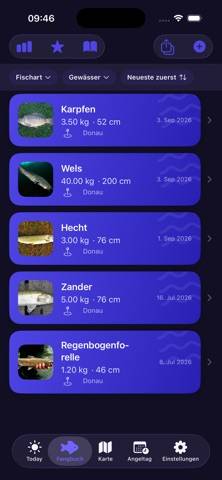 Fishr App-Screenshot