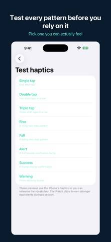 Haptic Interval Timer App skärmdump