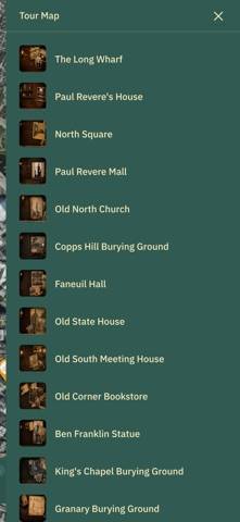 Boston Freedom Tales App screenshot