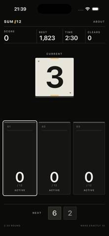 Sum//12 captura de pantalla del juego