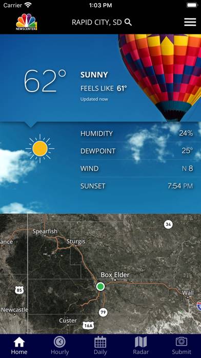 NC1 Weather screenshot