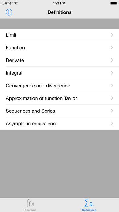 Mathematical Analysis Schermata dell'app #2