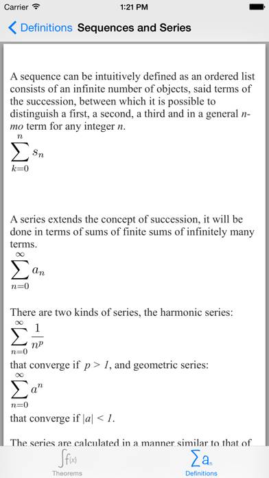 Mathematical Analysis App screenshot #3