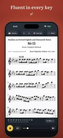 Practice Farm: Etudes, Any Key App screenshot