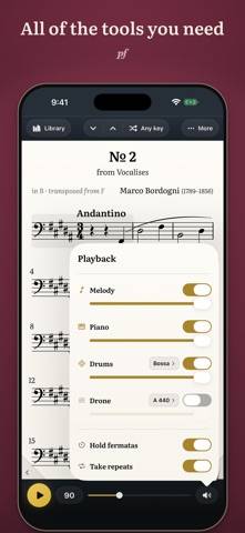 Practice Farm: Etudes, Any Key App screenshot