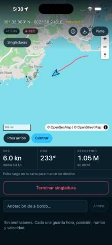 Offing Mediterráneo: Bitácora