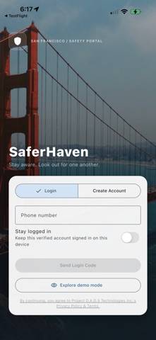 SaferHaven screenshot