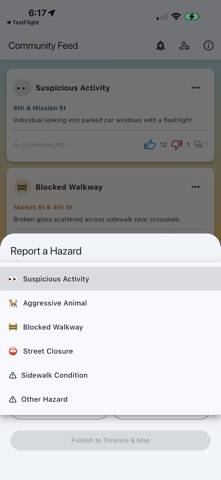 SaferHaven App screenshot