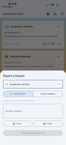 SaferHaven App screenshot