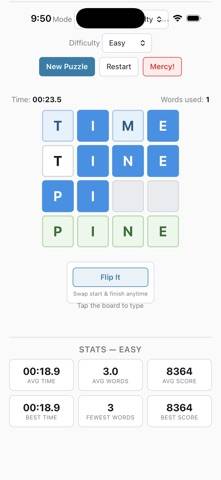 Bird2word game screenshot
