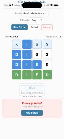 Bird2word game screenshot