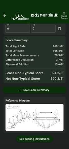Rack Scorer App screenshot