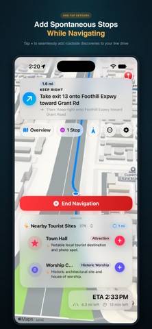 WanderWay Navigation App screenshot