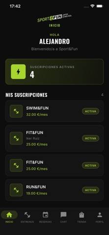 Sport&Fun captura de pantalla