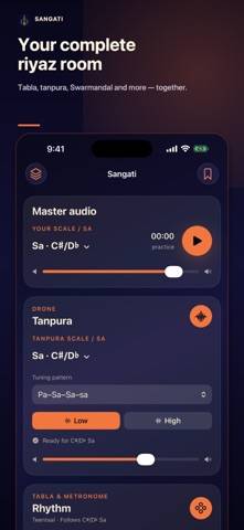Sangati: Tabla Tanpura Riyaz immagine dello schermo