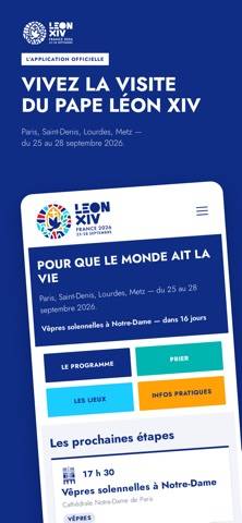 Visite du Pape Léon XIV capture d'écran