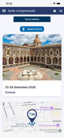 Sinch2026 Schermata dell'app