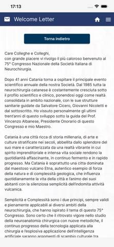 Sinch2026 Schermata dell'app