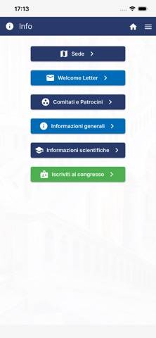 Sinch2026 Schermata dell'app