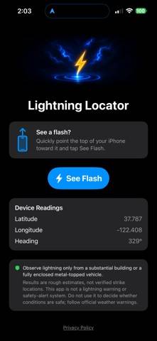 Lightning Locator: Strike
