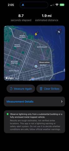 Lightning Locator: Strike App screenshot