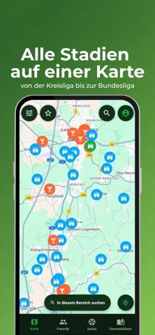 Grounder: Fußball Stadien Bildschirmfoto