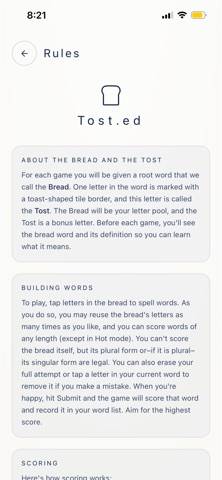 Tost.ed game screenshot